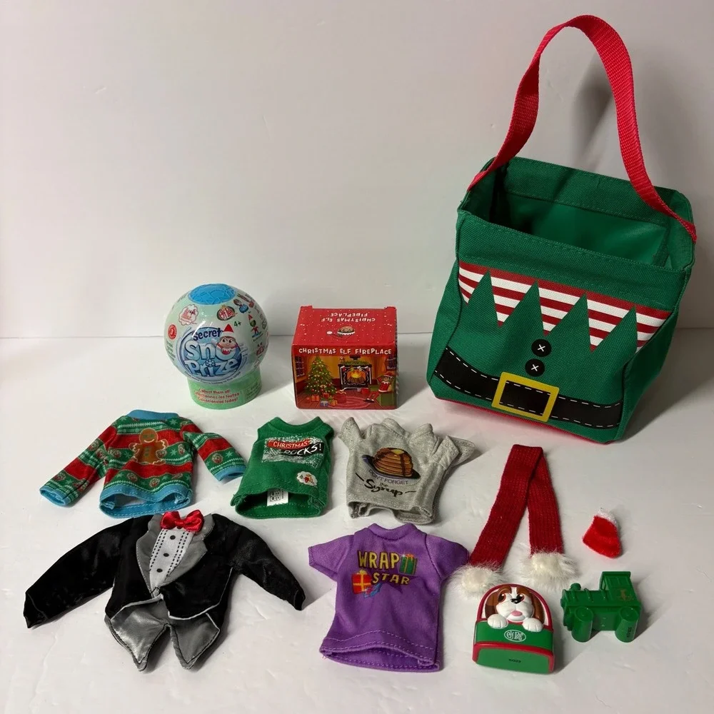 Elf on the Shelf Clothing Accessories Fireplace Sno Prize Thirty-One Tote Bag